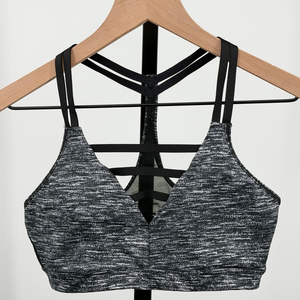 Victorias Secret‎ VSX Sport Strappy Cage Mesh Back Sports Bra Size S Gym